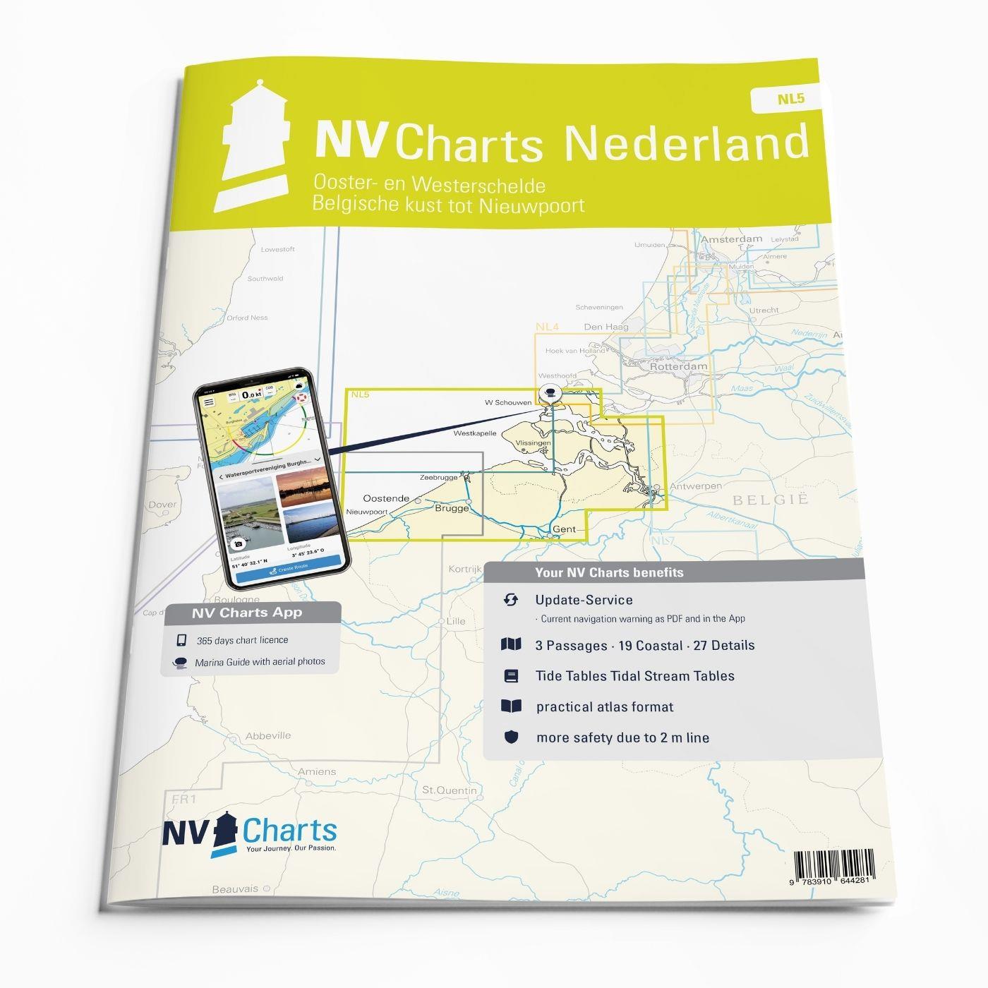 NV Charts Nederland NL5 - Ooster & Westerschelde