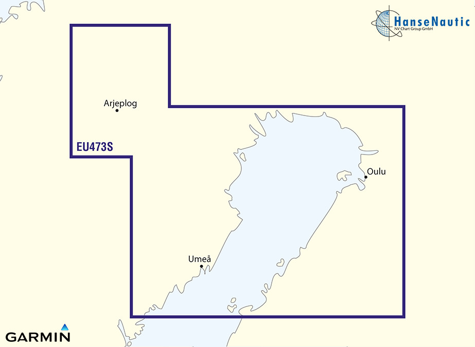 BlueChart g3 Vision Chip Small VEU473S Gulf of Bothnia North