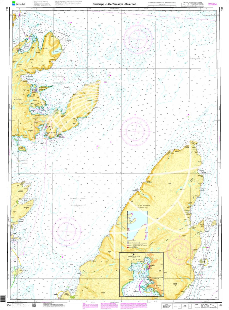 Norwegen N 104 Nordkapp - Litle Tamsøya - Sværholt