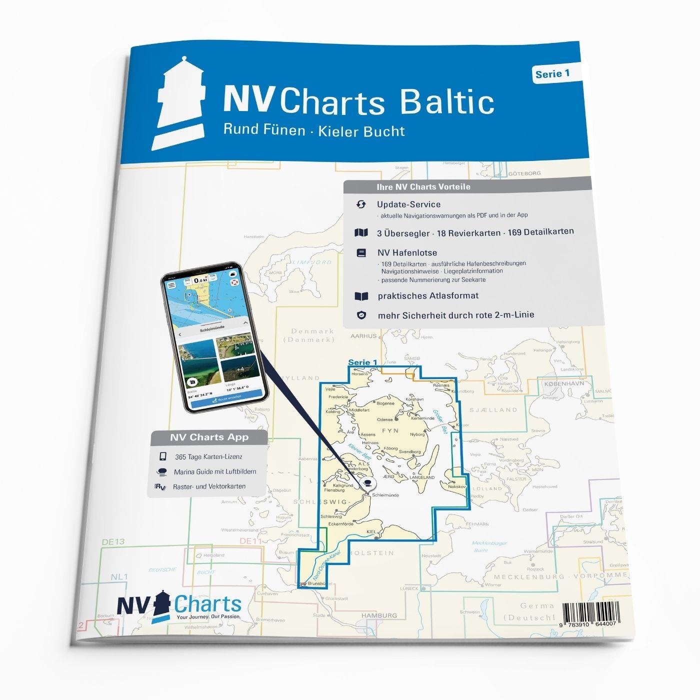 Subscription - NV Charts Baltic Region 1 North Germany South Denmark