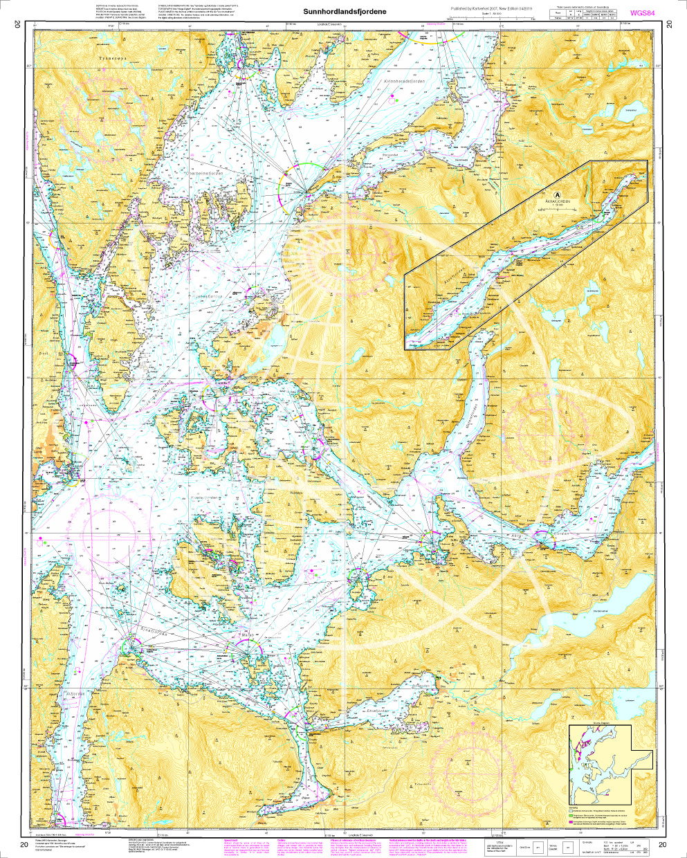 Norwegen N 20 Südwestküste Sunnhordland Fjord