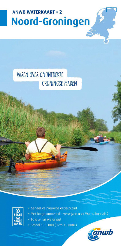 ANWB Waterkaart 2 - Noord-Groningen