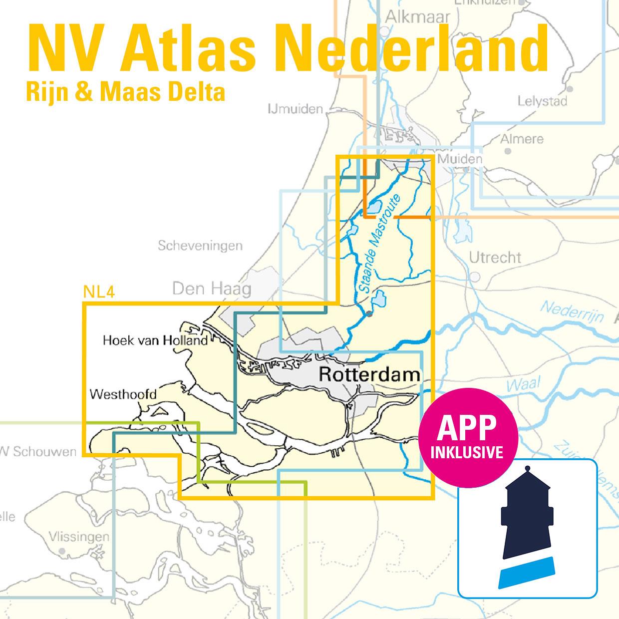 NV Charts Nederland NL4 - Rijn & Maas Delta
