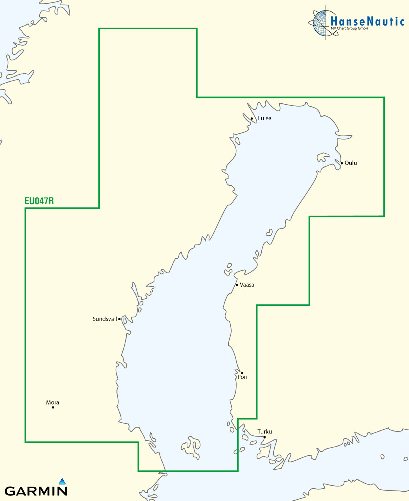 BlueChart g3 Chip Regular HXEU047R-Gulf of Bothnia, Kalix-Grisslehamn