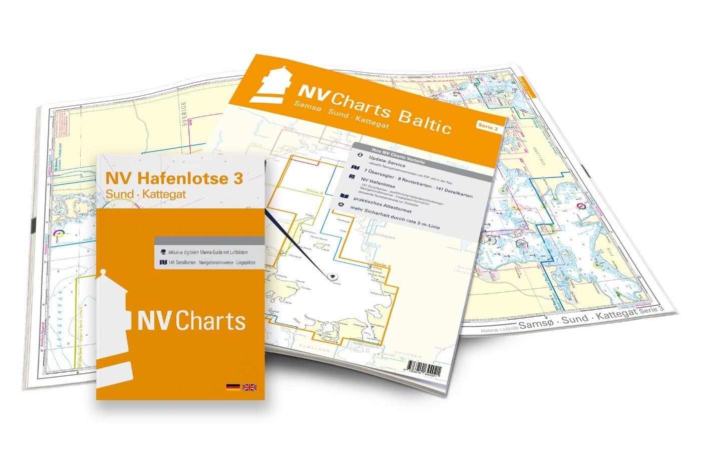 NV Charts Box North Germany to Norwegian border Region 1, 2, 3, 5.1, 5.2 